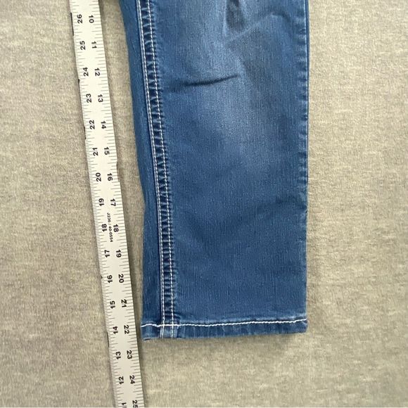 ND Weekend Womens Embroidered Distresse Straight Leg Denim Jeans Size 8 - Picture 4 of 14